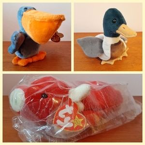 Set of three Beanie Babies